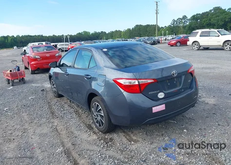 2015 Toyota Corolla Le из США, поврежденный, VIN 2T1BURHE5FC254206